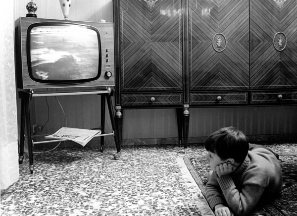 Child Watching Television. 1966