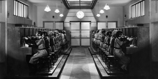 The Telephone Operator. La Telefonista. Italian Movie. 1930