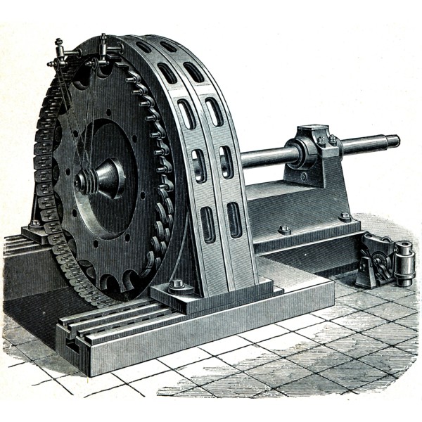 Three-phase current dynamo Oerlikon.