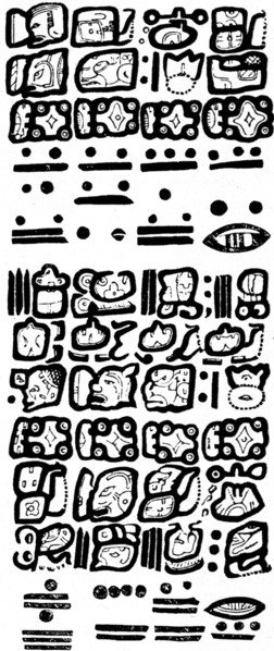 Mexican pictorial writing.