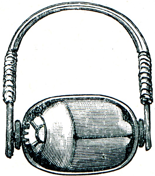 Egyptian ring with a rotating seal.