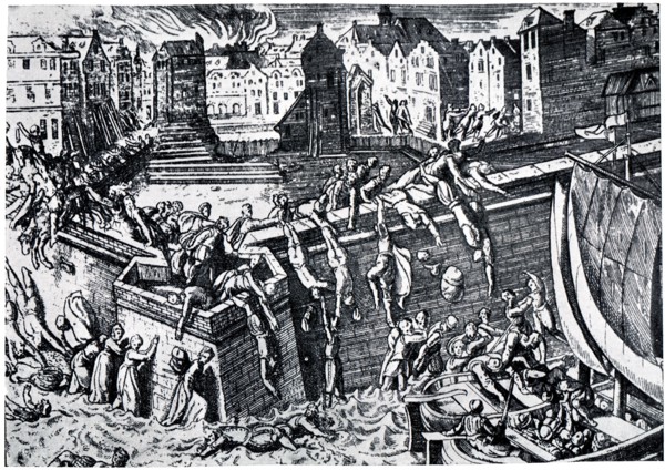 Taking Antwerp by the Spaniards in 1876.