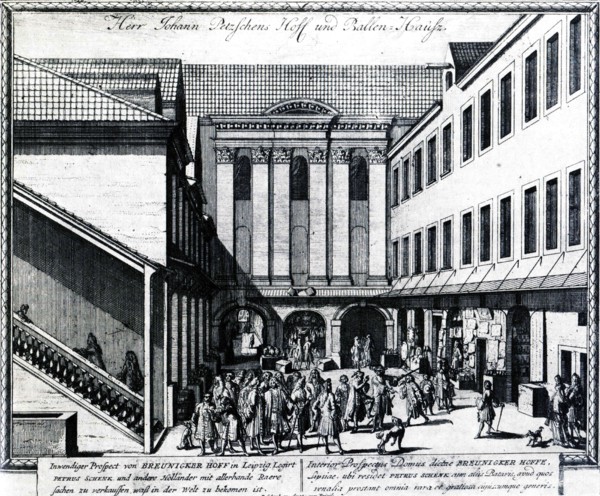 Peter Schlenk, Breunigkers courtyard.