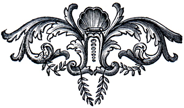 French Rococo vignette.