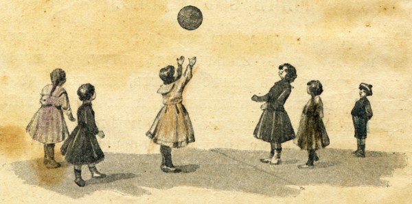 Game in a flying ball.
