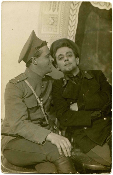 Two officers of the White Army.