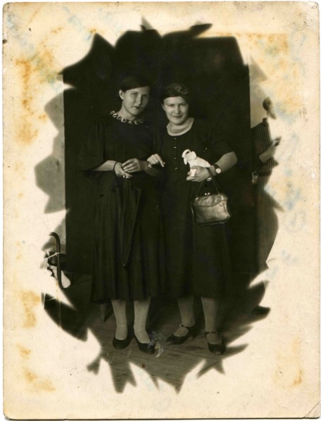 Two women.