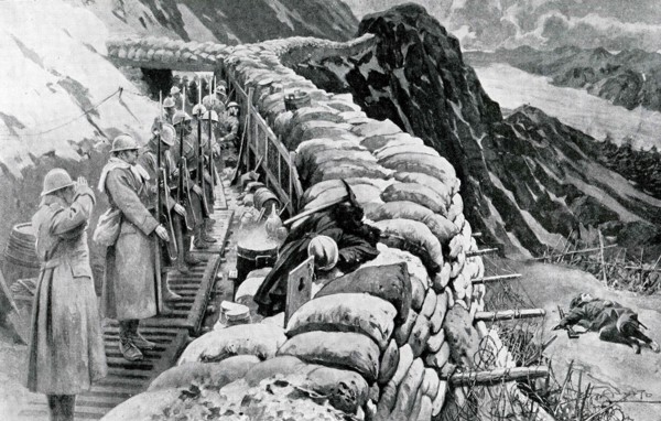 Touching tribute of italian troops to a camrade.