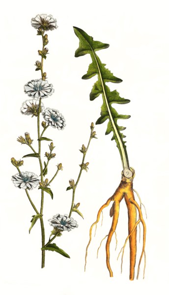 Common chicory or common chicory