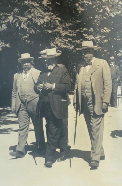 Italy. Piemonte. Cavour. House of Giovanni Giolitti. Giolitti Walks with His Friends