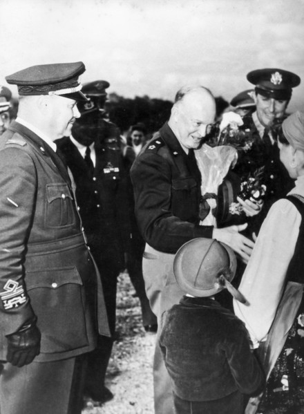 Dwight David Eisenhower Visiting Risano.