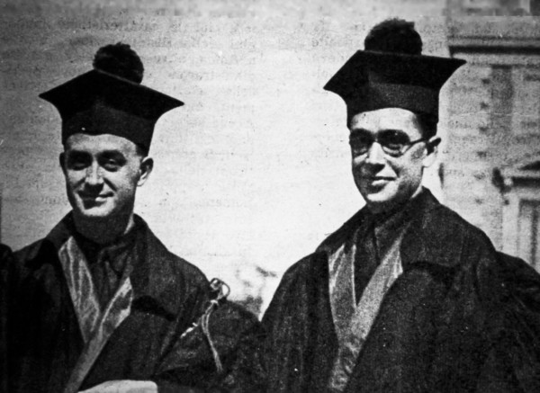 Enrico Fermi and Emilio Segre.