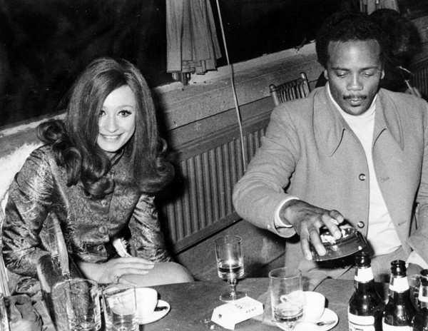 Raffaella Carra and Quincy Jones.