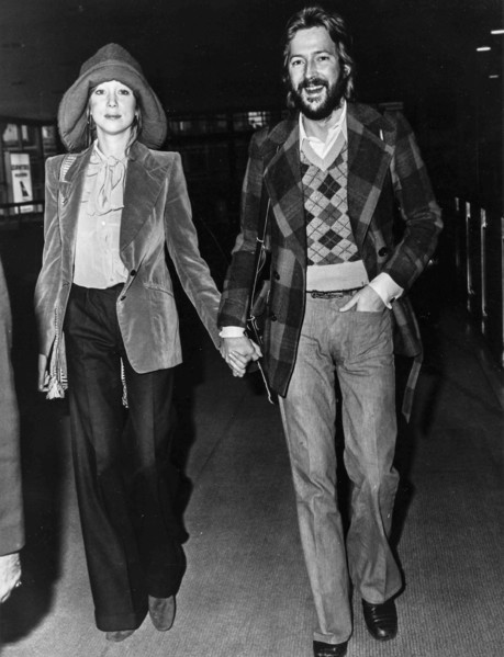 Eric Clapton and Pattie Boyd.
