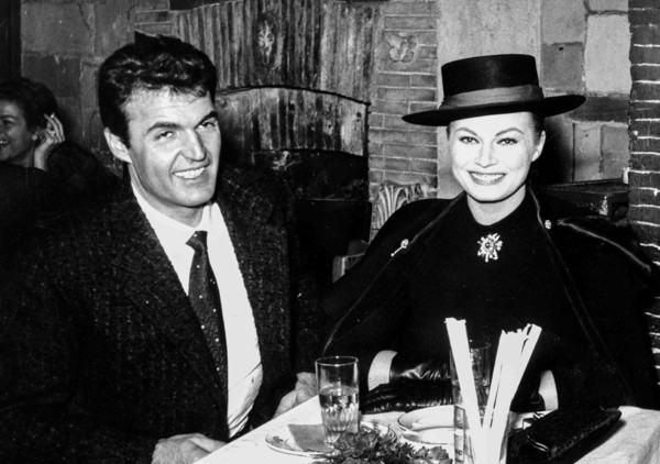 Anita Ekberg and Franco Silva.
