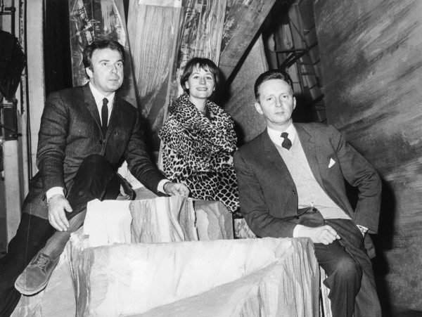 Annie Girardot, Enrico D'Assia and Attilio Colonnello.
