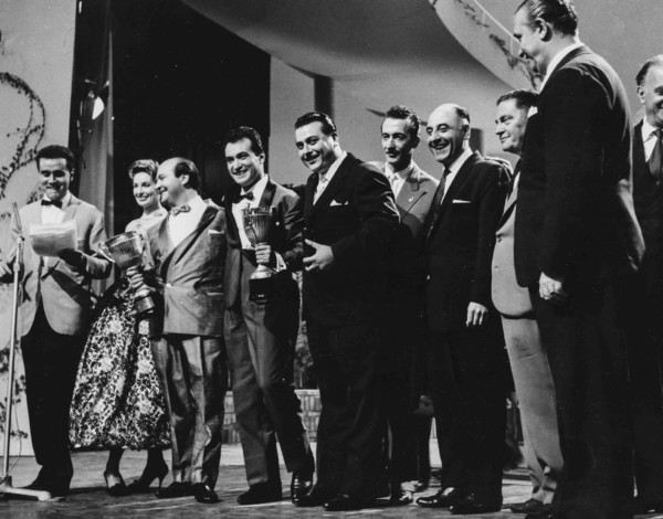 Enzo Tortora, Fulvia Colombo, Aurelio Fierro, Nunzio Gallo, Furio Rendine, Antonio Pugliese and Johnny Lombardi.