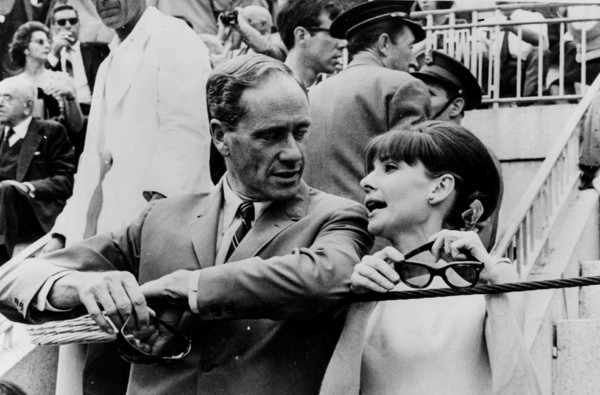 Audrey Hepburn and Mel Ferrer.