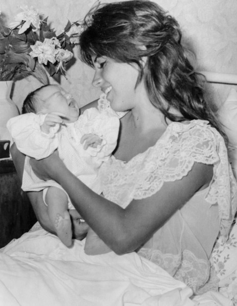 Antonella Lualdi With Daughter Antonella.