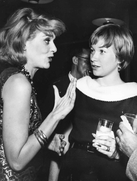 Melina Merkouri and Shirley Maclaine.