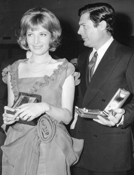Monica Vitti and Marcello Mastroianni.