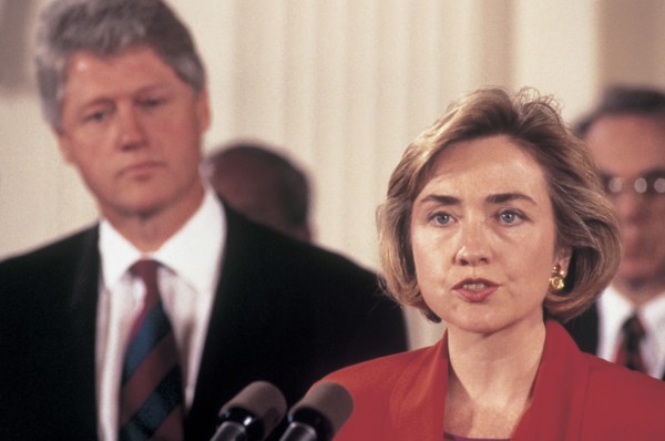 Hillary and Bill Clinton