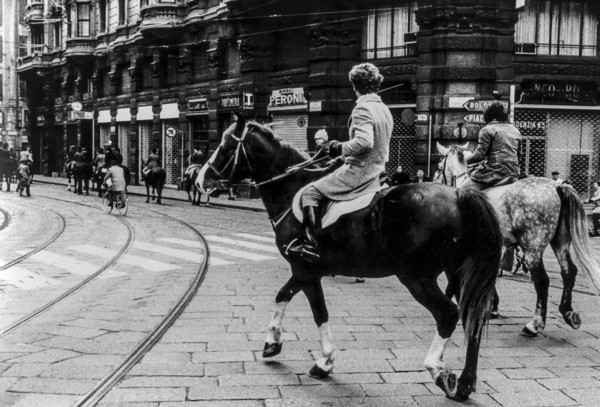 Milan 3th december 1973 prima domenica a piedi