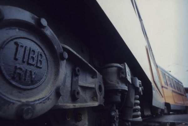 Detail of tram rails, 70's