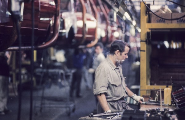 Worker of fiat, turin, 70's