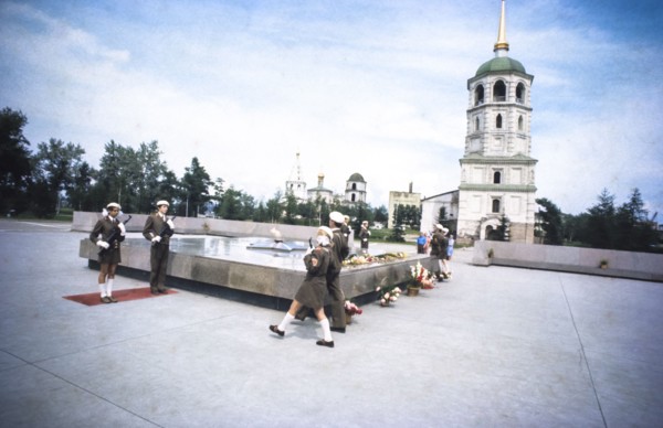 Ussr, siberia, irkutsk, change of the guard