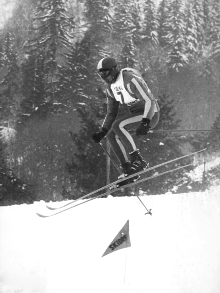 Karl schranz, chamonix world skiing championships, 1962