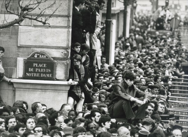 People at charles de gaulle's funeral, colombey-les-deux-eglises, france, 1970