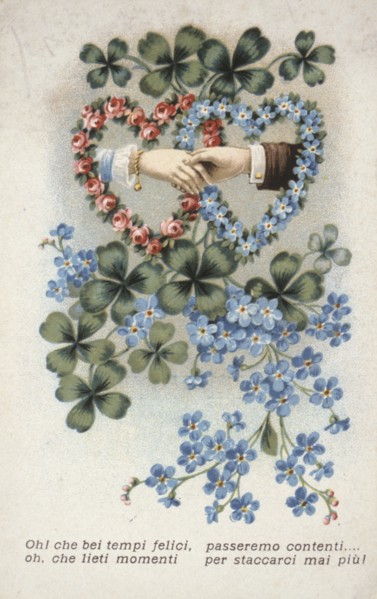 Romantic postcard