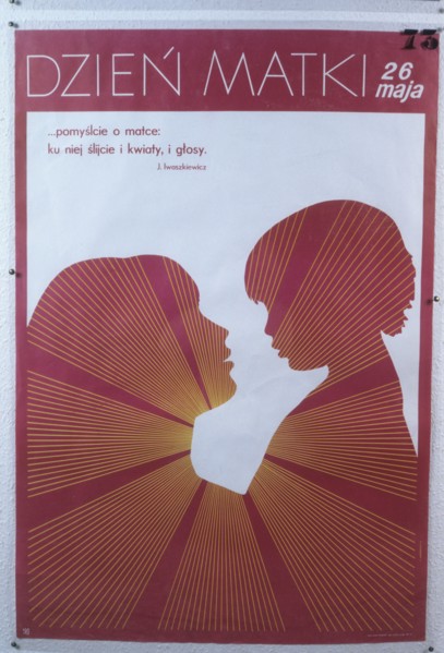 Mother's Day May 26, Polish poster