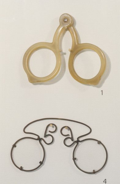 Eyewear history, fassamano scissors and metal glasses, XIX century
