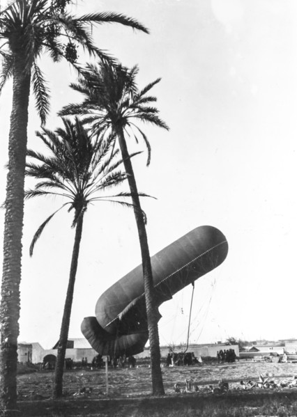 Italian ball observation in the oasis of Tripoli, Libya, 1911