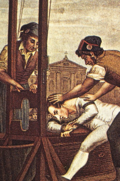 Robespierre to the guillotine, the French Revolution