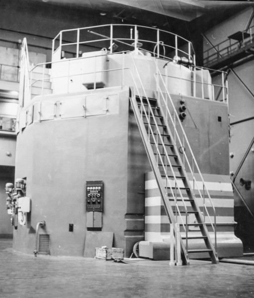 Interior of the nuclear Inbetriebnahme, DDR, East Germany, 1957