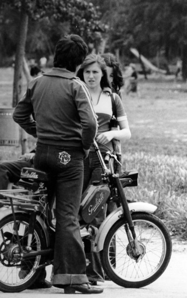 Young people at the park, milan