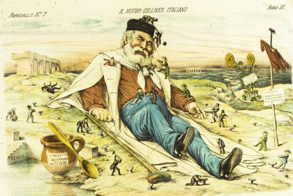 Giuseppe garibaldi, new italian  gulliver by augusto grossi
