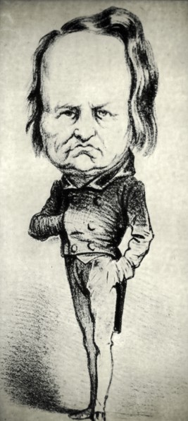 Victor hugo, caricature, 1859
