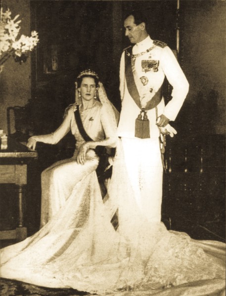 Irene of Greece and her husband Aimone of Savoy-Aosta, 1939
