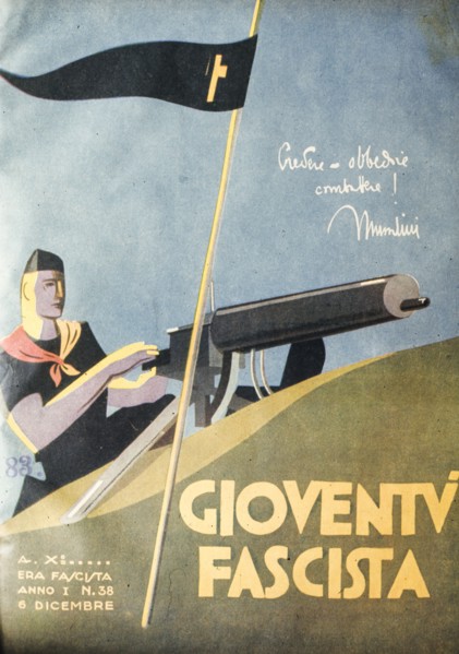 Gioventu fascista, fascist propaganda magazine