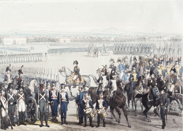 Napoleon Bonaparte at the Italian campaign