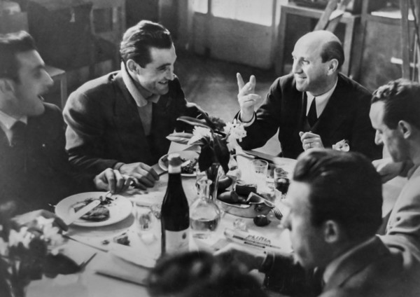 Footballers gianni toppan and antonio busini, 1946