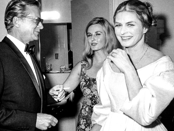 Lars schmidt, pia lindstrom, ingrid bergman, ahmanson theatre, los angeles, 1967