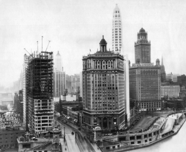 Downtown Chicago In 1913