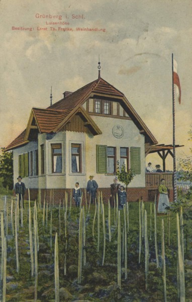 Grünberg in Silesia, Germany, now Zielona Góra in the Polish province of Lubusz, Poland, view from
