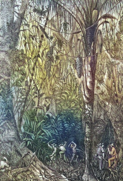 the breakthrough of the road to Nicaragua into the Miskito Reserve