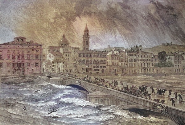 Flood of the river Arno